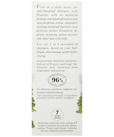 L'Erbolario Anti-Dandruff Shampoo with Propolis for Oily & Dry Dandruff - 200ml | Best eCommerce Deals - Buy Online on SooperMarket.com