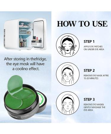 Seaweed Under Eye Mask 30 Pairs - Dark Circle Treatment for Women | Eye Pads for Puffy Eyes & Wrinkles | Anti-Aging Undereye Patches - Buy Online on SooperMarket.com