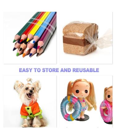 Shop Hanyousheng 500 PCs Mini Transparent Hair Ties - Elastic Bands for Kids Dreadlocks & Ponytails - Fast International Shipping - Buy Online on SooperMarket.com