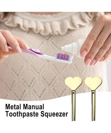 Toothpaste Key Squeezer - Tube Squeezer Key | Tube Key | Toothpaste Squeezer | Stainless Steel Toothpaste Roller | Manual Toothpaste Squeezer | Metal Tube Squeezer Key for Save Toothpaste Gold - Buy Online on SooperMarket.com