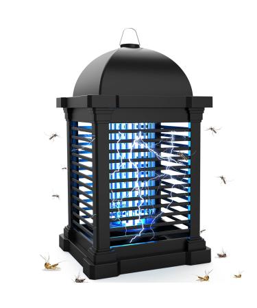 Tmactime insect destroyer electrically strong 20W 4300V electrical insect trap mosquito lamp with UV light no toxic chemicals effective range 100m effectively reduce flying insects