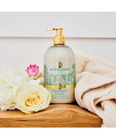 Moss & Adams Snowdon Falls Lotus Flower Handwash 500ml | Antibacterial & Vegan - Buy Online on SooperMarket.com