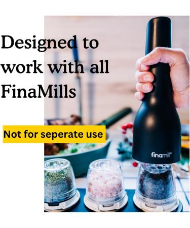 FinaMill Interchangeable Spice Pod: FinaPod PRO Plus - Grinds Salt, Pepper, and More - Buy Online on SooperMarket.com