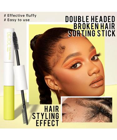 HOSAILY Double-ended Hair Finishing Stick Cream Small Broken Hair Finishing Naturally Refreshing Flyaway Moisturizing Hair Wax Stick Long Lasting Non-Greasy Hair Shaping Styling Gel Clear - Buy Online on SooperMarket.com