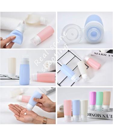 Rogue Silicone Travel Bottles Set - 6x85ml Toiletries Container for Shampoo Shower Gel & Personal Hygiene | Perfect Travel Essentials - Buy Online on SooperMarket.com