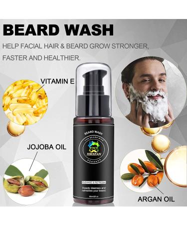 Ultimate Beard Growth Kit - 9 Essential Items for Men | Grooming Set with Oil, Roller, Wash & More | Perfect Christmas Gift for Dad - Buy Online on SooperMarket.com
