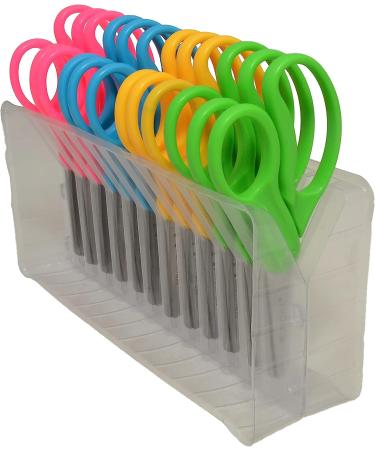 Westcott 13140 Right- and Left-Handed Scissors  Kids' Scissors  Ages 4-8  5-Inch Blunt Tip  Assorted  12 Pack - Buy Online on SooperMarket.com