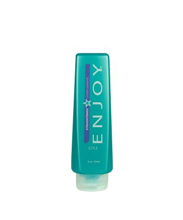 Enjoy Straightener 8 Oz 237 mL | Styles  Straightens and Smoothens Coarse  Curly or Difficult Hair | Controls Frizz | Color Safe | Water-Based