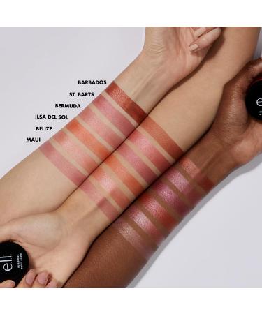 e.l.f. Luminous Putty Blush - Vegan & Cruelty-Free Creamy Blush with Shimmer Finish - Maui - Buy Online on SooperMarket.com