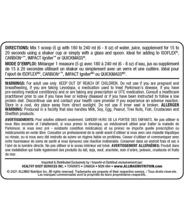 ALLMAX Nutrition - Glutamine Powder - 100% Pharmaceutical Grade - 400 Gram & BCAA 2:1:1-100% Pure Pharmaceutical Grade - Micronized Branched Chain Amino Acids - Gluten-Free 400 Gram - Buy Online on SooperMarket.com