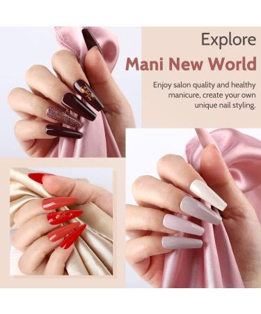 Lavender Violets 48 Gel Polishes UV LED Nail Lamp Kit with Nail Brushes & Top Coats - Q975 Collection - Buy Online on SooperMarket.com