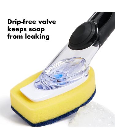 OXO Good Grips Soap Dispensing Dish Scrub - Efficient Cleaning Tool - Buy Online on SooperMarket.com