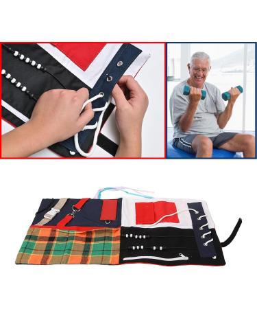 Elderly Dementia Blanket Dementia Decompression Blanket Calming Dementia Sensory Motor Aids Fidget Blanket for Dementia Calming Comforting Activities for Adults with Dementia - Buy Online on SooperMarket.com