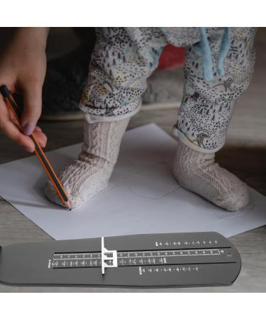 DOITOOL 2pcs Shoe Measurement Ruler - Feet Size Measurer for Adult Kids - Plastic Foot Measuring Device - US Standard Shoe Sizer - Buy Online on SooperMarket.com