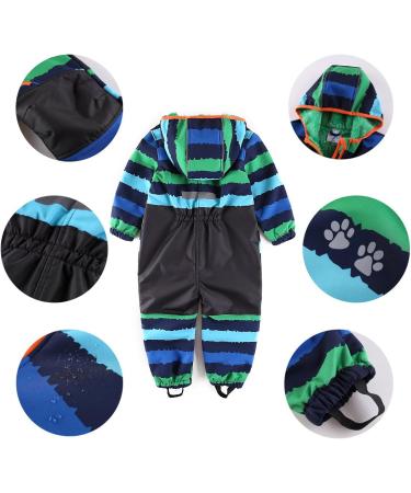 Umkaumka Baby Water Repellent Snowsuit Romper Blue 3-4 Years - Buy Online on SooperMarket.com
