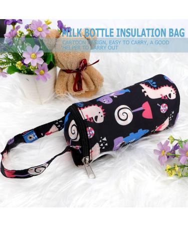 LNQ LUNIQI Insulated Baby Bottle Bag - Portable Travel Milk Warmer for Newborns (Black) - Buy Online on SooperMarket.com