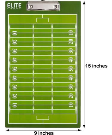 Elite Dry Erase Football Coaches Clipboard | Double-Sided Marker Board - Buy Online on SooperMarket.com