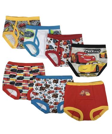 Disney boys Cars Potty Training Pant 3T Cars Combo 7pk