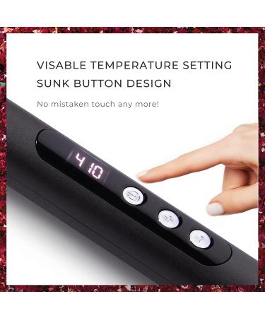 TYMO RING PLUS Ionic Hair Straightener Comb - Nano Titanium Brush with 9 Temp Settings & LED Screen - Buy Online on SooperMarket.com