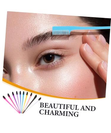 10pcs Eyebrow Brush Set - Beauty Tool Makeup Comb Lash & Eyelash Brush - Perfect for Flawless Brows & Lashes | International Shipping Available - Buy Online on SooperMarket.com
