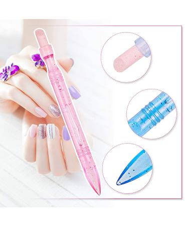 9-Piece Nail Art Tools Set: Acrylic Nail Clipper, 3 Cuticle Pushers, 2 Nail Carving Pens, 3 Nail Buffering Files - Black Stainless Steel Manicure Kit - Buy Online on SooperMarket.com