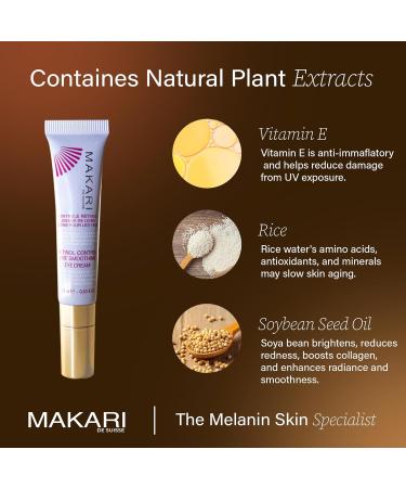 MAKARI Retinol Eye Cream | Collagen Boosting Formula for Fine Lines & Wrinkles | Rice Water Soybean Oil Vitamin E | Reduce Puffiness & Firm Skin - International Shipping Available - Buy Online on SooperMarket.com