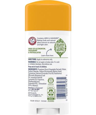 Arm & Hammer Essentials Natural Deodorant Fresh - 2.5 oz - Pack of 3 - Buy Online on SooperMarket.com