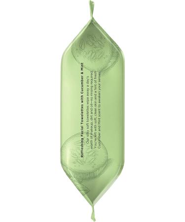 Burt's Bees Sensitive Facial Cleansing Towelettes with Cucumber and Mint - 30 Count | Gentle Face Wipes for Sensitive Skin - Buy Online on SooperMarket.com