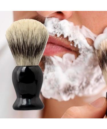 Predolo Hair-Razor Brush - Durable Synthetic Bristles for Facial Cleaning & Comfortable Shaving | Perfect for Home & Travel - Black Handle - Buy Online on SooperMarket.com