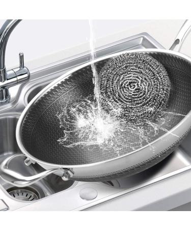 DELURA Stainless Steel Breakfast Pan Cooking Tools Kitchen Supplies Frying Baking Pan Cooking Pot Kitchen Utensils Cookware 32cm - Buy Online on SooperMarket.com