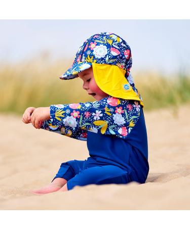Splash About Baby Kids Legionnaire Sun Hat 1 Year - Garden Delight | Sun Protection for Kids - Buy Online on SooperMarket.com