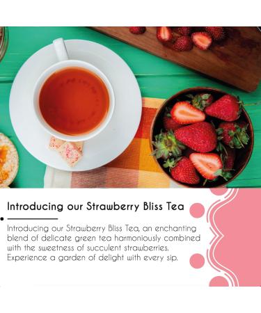 Tubebox Strawberry Bliss Tea: Premium Flavoured Tea from Thames | Luxury British Tea Experience - Buy Online on SooperMarket.com