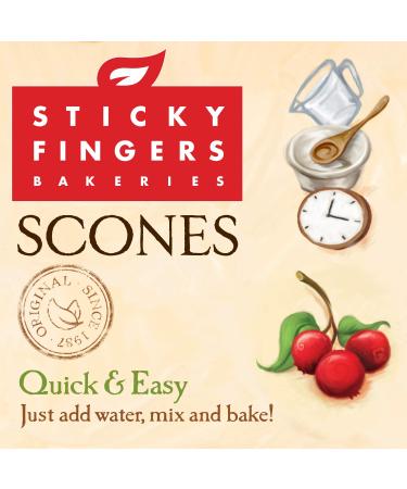 Sticky Fingers Bakeries Premium Cranberry Scone Mix - 15 Ounces - Buy Online on SooperMarket.com