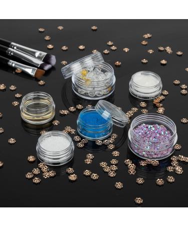 ZEJIA 3g Sample Containers with Lids - 25 Pack Clear Lip Balm Cosmetic Jars - Buy Online on SooperMarket.com