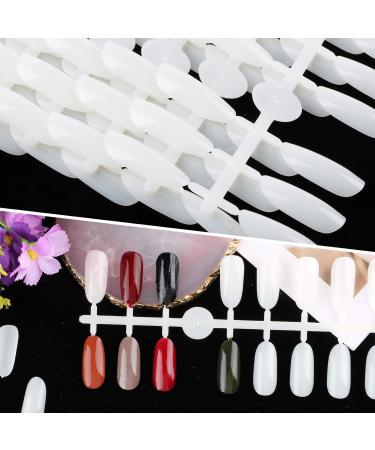 Flofia 240 Nail Art Tips Display - Practice & Presentation Compartment for Nail Polish - Natural Color - Buy Online on SooperMarket.com