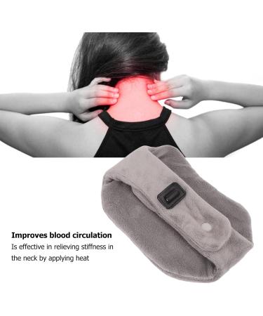 Portable Neck Heating Pillow - Soft Nerz Fleece Wrap for Stiffness Relief | USB Charging | Perfect for Home Use - Buy Online on SooperMarket.com