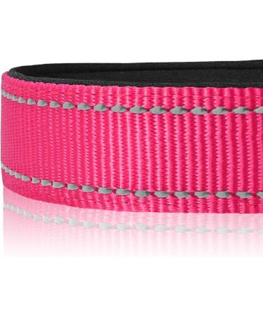 Joytale Reflective Dog Collar for Small Dogs - Hotpink S | Durable Stylish & Safe - Buy Online on SooperMarket.com
