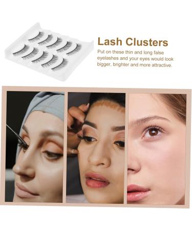 Beavorty 10 Pairs Short False Eyelashes Chemical Fiber Glue 3d Manual - Buy Online on SooperMarket.com