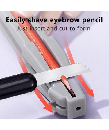 Eyebrow Pencil Sharpener - Eyebrow Cosmetic Pencil Sharpening Tool | Cosmetic Sharpener Portable Makeup Accessory for Women Girls - Buy Online on SooperMarket.com