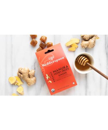Wedderspoon Natural Manuka Honey and Ginger with Echinacea Drops (20 Drops per box) - Buy Online on SooperMarket.com