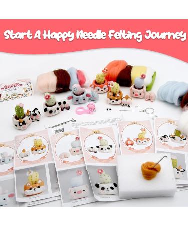 Needle Felting Starter Kit with Basic Tools - Pig Design | DIY Craft Supplies - Buy Online on SooperMarket.com