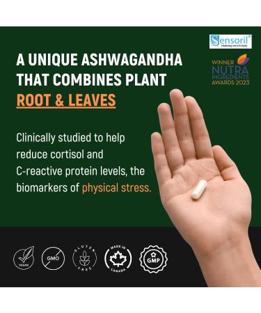 miNATURALS Ashwagandha Ultra Premium Supplement with Sensoril for Stress Relief & Heart Health- 120 Capsules - Buy Online on SooperMarket.com