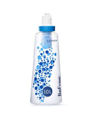 Katadyn BeFree 1.0L Water Filter, Fast Flow, 0.1 Micron EZ Clean Membrane for Endurance Sports, Camping and Backpacking, One Size, 8018006 Unset