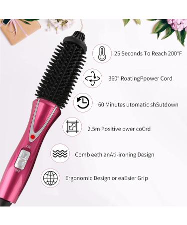 Electric Hair Curler Hot Curler Brush Professional Anti-Scald Instant Heat Up Curling Wands Instant Heat Styling Brush Suitable For All Hair Types (UK Plug(110-240V)) 1 Count (Pack of 1) - Buy Online on SooperMarket.com