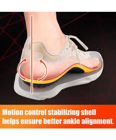 TOPSOLE Orthotic Insoles for Plantar Fasciitis and Arch Support - Red - UK-7 (26.1cm) - Buy Online on SooperMarket.com