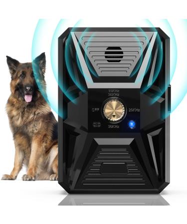 Anti Barking Device 3 Levels Dog Barking Control Devices 33FT Range Auto Ultrasonic Dog Bark Deterrent Stop Dog Barking Trainer Recharge Dog Silencer Bark Box for Puppy Small Medium Large Dogs Black#101