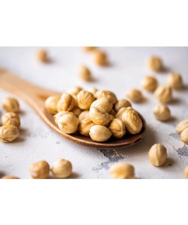 Organic Dry Roasted Blanched Hazelnuts 4 lbs - Non-GMO, Himalayan Salt, Vegan Snack - Kosher, Bulk Filberts - Buy Online on SooperMarket.com