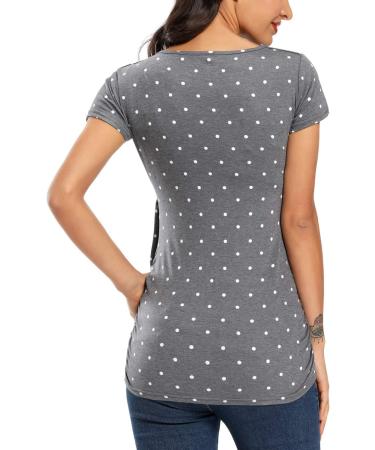Love2Mi Maternity Breastfeeding Top - Long Sleeve V-Neck - Floral Design | Size L - Buy Online on SooperMarket.com