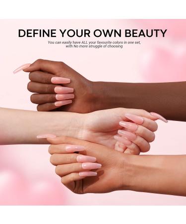 Modelones Poly Nail Gel Builder 50ML - Light Apricot Color | Nail Extension Gel for Thickening & Enhancement | Acrylic Extension Trial Kit for Professional Technicians - Buy Online on SooperMarket.com