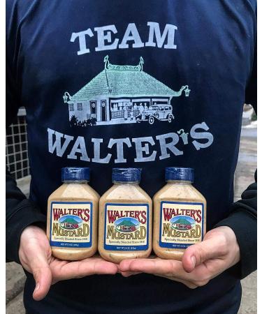 Walters Mustard 9 oz - All Natural Secret Blend of Mustard Seeds and Spices - Buy Online on SooperMarket.com
